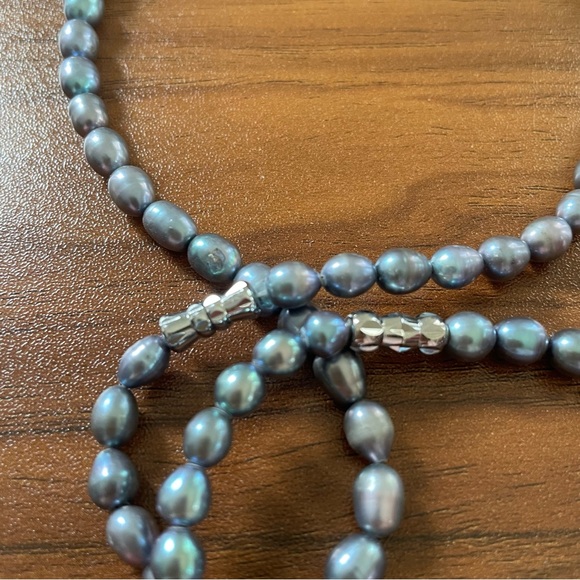 HOST PICK⭐️Purple Pearl necklace & Bracelet set 🤍🤍 Handcrafted Quality ✨ - Picture 2 of 6